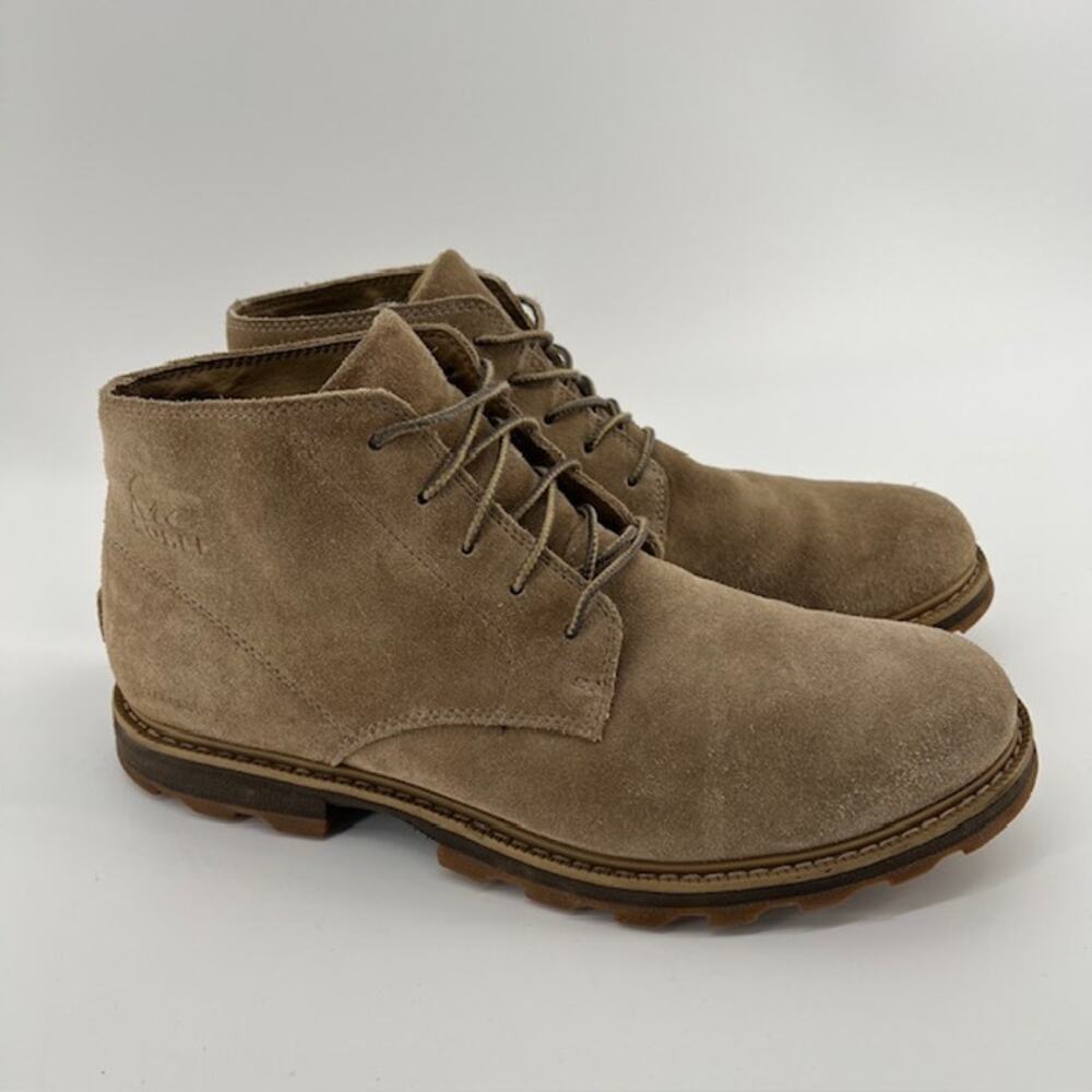 Sorel Madson II Chukka Boot Mens 9 Suede Waterproof Leather Tan Gorpcore Outdoor